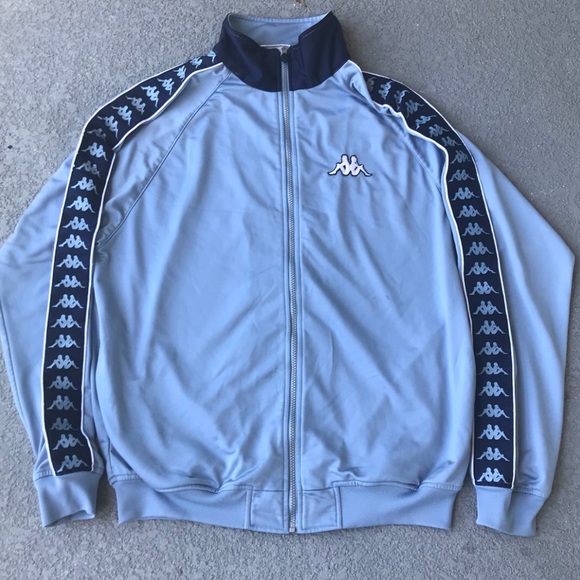 blue kappa track jacket